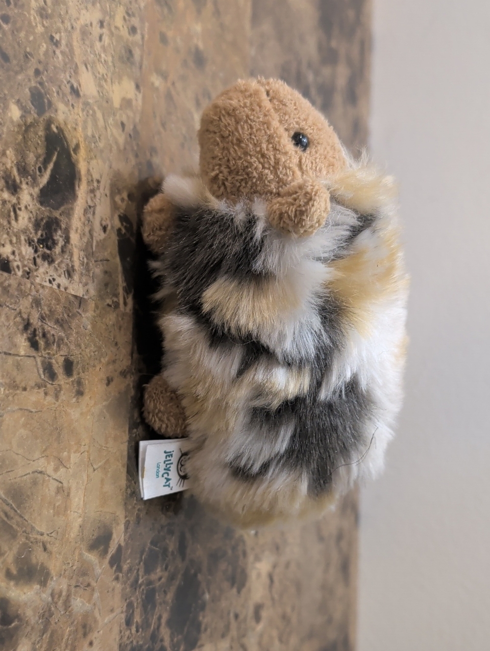 Jellycat Tan, Cream and White Plush Hedgehog - Picture 4 of 5